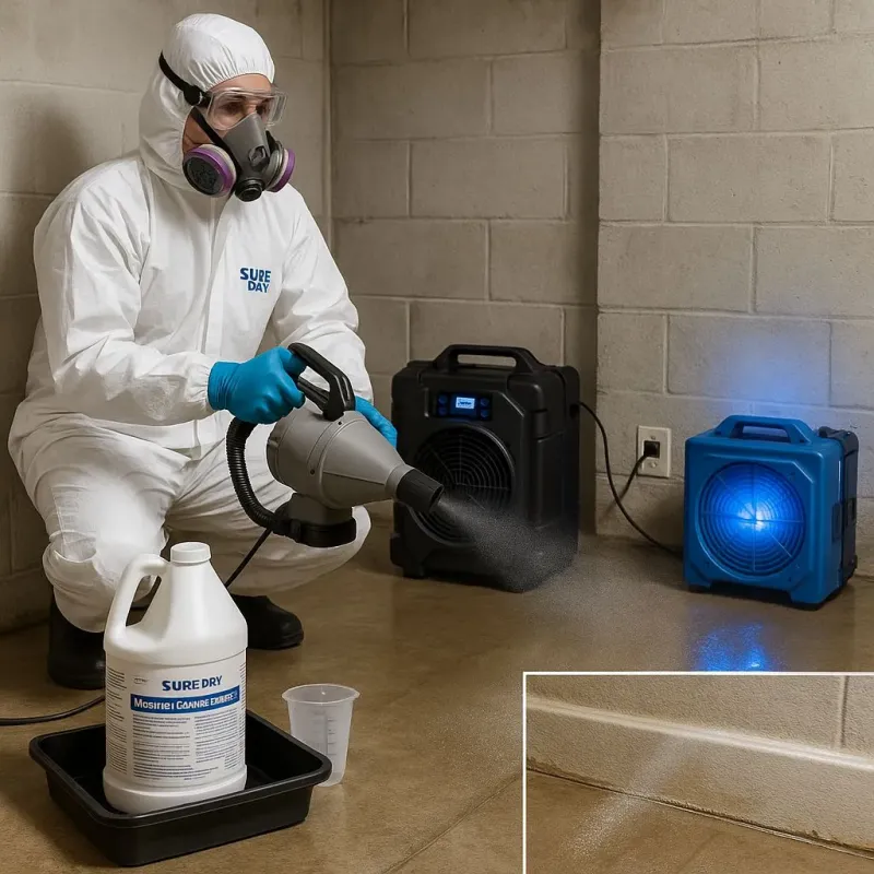 Sanitization and Odor Removal process in South Coventry, CT